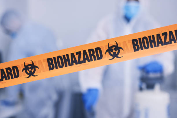 Professional Blood Cleanup technician working in Telferner, TX